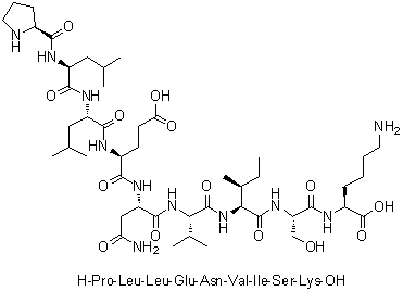 CAS 登录号：475467-65-3, L-脯氨酰-L-亮氨酰-L-亮氨酰-L-alpha-谷氨酰-L-天冬氨酰胺酰-L-缬氨酰-L-异亮氨酰-L-丝氨酰-L-赖氨酸