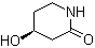 structure of CAS# 476014-92-3, (4S)-4-Hydroxy-2-piperidinone