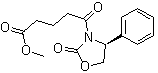 structure of CAS# 477558-79-5, (4S)-delta,2-二氧代-4-苯基-3-恶唑烷戊酸甲酯