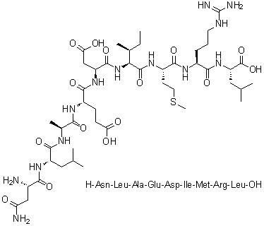 CAS 登录号：477562-51-9, L-天冬氨酰胺酰-L-亮氨酰-L-丙氨酰-L-alpha-谷氨酰-L-alpha-天冬氨酰-L-异亮氨酰-L-蛋氨酰-L-精氨酰-L-亮氨酸