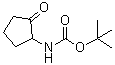 structure of CAS# 477585-30-1, 2-((叔丁氧羰基)氨基)环戊酮