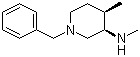 structure of CAS# 477600-70-7, (3R,4R)-1-苄基-N,4-二甲基哌啶-3-胺