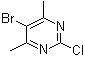 structure of CAS# 4786-72-5, 5-溴-2-氯-4,6-二甲基嘧啶