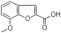 structure of CAS# 4790-79-8, 7-甲氧基苯并呋喃-2-甲酸