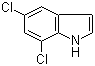 structure of CAS# 4792-72-7, 5,7-Dichloroindole