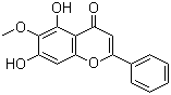 structure of CAS# 480-11-5, Oroxylin A