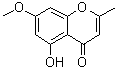 structure of CAS# 480-34-2, 5-Hydroxy-7-methoxy-2-methylchromone
