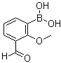 structure of CAS# 480424-49-5, (3-Formyl-2-methoxyphenyl)boronic acid