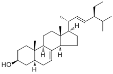 structure of CAS# 481-18-5, alpha-波菜甾醇