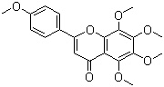 structure of CAS# 481-53-8, 桔皮素
