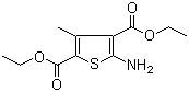 structure of CAS# 4815-30-9, 5-氨基-3-甲基噻酚-2,4-二羧酸二乙酯