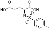 structure of CAS# 4816-80-2, N-(p-Tolylsulphonyl)-L-glutamic acid
