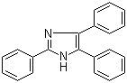 structure of CAS# 484-47-9, 2,4,5-Triphenylimidazole