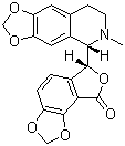 structure of CAS# 485-49-4, (+)-荷包牡丹碱