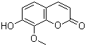 CAS # 485-90-5, Hydrangetin, 7-Hydroxy-8-methoxycoumarin, Daphnetin 8-methyl ether