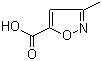 structure of CAS# 4857-42-5, 3-Methylisoxazole-5-carboxylic acid