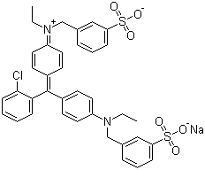 structure of CAS# 4857-81-2, Acid Green 9