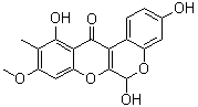CAS # 485811-84-5, Mirabijalone D, 3,6,11-Trihydroxy-9-methoxy-10-methyl-[1]benzopyrano[3,4-b][1]benzopyran-12(6H)-one