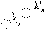 structure of CAS# 486422-57-5, 4-(吡咯烷-1-基磺酰基)苯硼酸