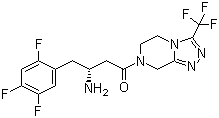structure of CAS# 486460-32-6, 西他列汀