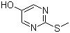 structure of CAS# 4874-33-3, 2-(甲硫基)-5-羟基嘧啶