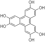 structure of CAS# 4877-80-9, 2,3,6,7,10,11-Hexahydroxytriphenylene