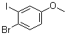 structure of CAS# 4897-68-1, 4-Bromo-3-iodoanisole