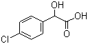 CAS # 492-86-4, 4-Chloromandelic acid, p-Chloromandelic acid, DL-4-Chloro mandelic acid, 4-Chloro-alpha-hydroxyphenylacetic acid