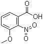 structure of CAS# 4920-80-3, 2-硝基-3-甲氧基苯甲酸
