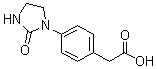 structure of CAS# 492445-92-8, 4-(2-氧代-1-咪唑烷基)苯乙酸