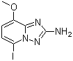 structure of CAS# 492468-97-0, 5-碘-8-甲氧基-[1,2,4]三唑并[1,5-a]吡啶-2-胺