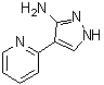 structure of CAS# 493038-87-2, 4-(吡啶-2-基)-1H-吡唑-3-胺