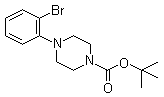 structure of CAS# 494773-35-2, 4-(2-溴苯基)哌嗪-1-羧酸叔丁酯