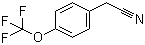 structure of CAS# 49561-96-8, 4-(Trifluoromethoxy)phenylacetonitrile
