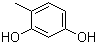 structure of CAS# 496-73-1, 4-Methyl-1,3-benzenediol