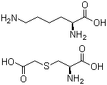 structure of CAS# 49673-81-6, L-赖氨酸 S-羧甲基-L-半胱氨酸