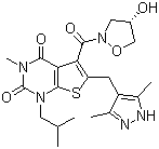 structure of CAS# 496791-37-8, AR-C 155858
