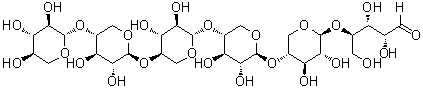 CAS # 49694-21-5, Xylohexaose, O-beta-D-Xylopyranosyl-(1→4)-O-beta-D-xylopyranosyl-(1→4)-O-beta-D-xylopyranosyl-(1→4)-O-beta-D-xylopyranosyl-(1→4)-O-beta-D-xylopyranosyl-(1→4)-D-xylose