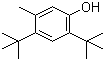 structure of CAS# 497-39-2, 4,6-二叔丁基间甲酚