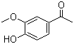 Acetovanillone molecular structure (CAS 498-02-2)