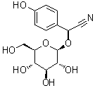 structure of CAS# 499-20-7, (alphaS)-alpha-(beta-D-吡喃葡萄糖基氧基)-4-羟基苯乙腈