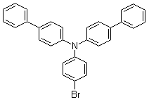 structure of CAS# 499128-71-1, N-(4-Bromophenyl)-N,N-bis(1,1'-biphenyl-4-yl)amine