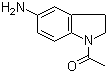 structure of CAS# 4993-96-8, 1-乙酰基-5-氨基-2,3-二氢吲哚