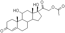 CAS 登录号：50-03-3, 醋酸氢化可的松, 乙酸氢化可的松