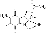 structure of CAS# 50-07-7, 丝裂霉素 C