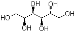 structure of CAS# 50-70-4, D-Sorbitol