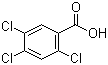 CAS # 50-82-8, 2,4,5-Trichlorobenzoic acid