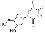 CAS 登录号：50-91-9, 5-氟-2'-脱氧脲核苷, 氟脲脱氧核苷