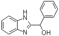 structure of CAS# 50-97-5, 2-(Hydroxyphenylmethyl)benzimidazole
