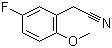 structure of CAS# 501008-41-9, 5-Fluoro-2-methoxybenzeneacetonitrile